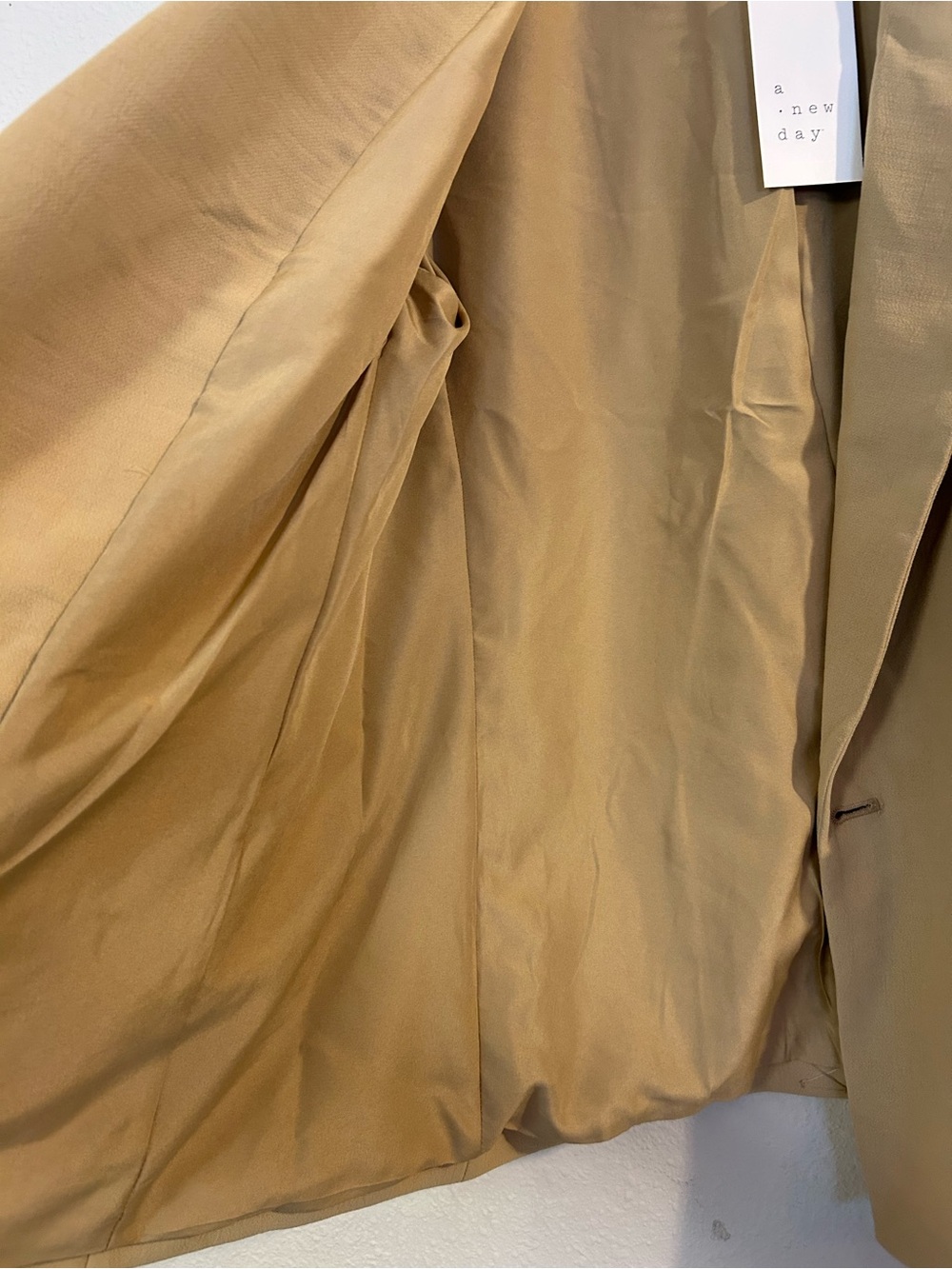 a new day Women's Camel Double-Button Blazer - Picture 5 of 6